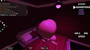 Suggestive lesbian encounter with fembull futa