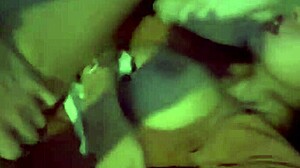 After the bar, the couple had intense sex