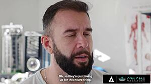 naughty doctor turns nuru massage into hot fucking with riding 😈