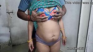 Hot Indian Bhabhi Has Passionate Sex in Sexy Gown.