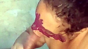 Gozando na boca na puta with detailed ass worshiping and submissive humiliation