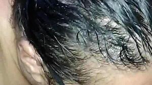 Gozando na boca na puta with detailed ass worshiping and submissive humiliation