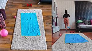 Naughty and naked - dual cam yoga will make your heart race