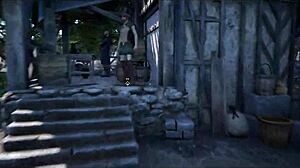 Stripped play with big cock fucking