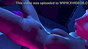 Giantess devours in night-time anal vore!