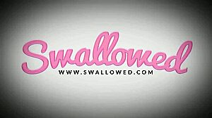 Blonde with Natural Tits Explores Gag Reflex Intriguingly