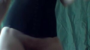 Blonde dances showing tits and bush 😏