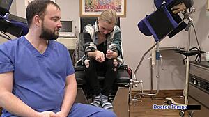 Ava Siren's first gyno exam with Dr. Tampa