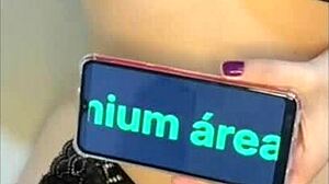 Wet pussy teases with cowgirl ride in homemade brazilian dorm