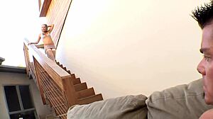 Kelly Leigh blonde milf opens pussy