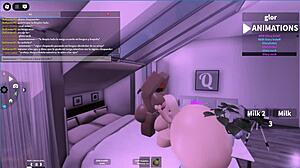 Lesbian latina have sex with a black futa