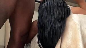 Hard face fuck for cute schoolgirl