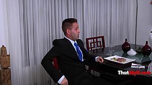 Husband cheated, so she upgrades to in-law's dick on thatmylf