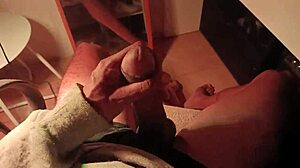 hot guy jerks big cock with loud moaning and teasing 😏