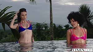 Beautiful frenemies Sandra and Selva learn to share