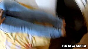 Intensely fucking the mature Mexican with a big ass