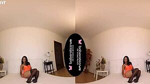 Isabela Chrystin Enjoys Solo VR Experience