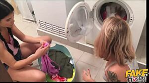 Fake Hostel - Students Cock Throbs As It Pumps A Load Into Her Warm Wet Mouth