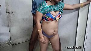 Hot Indian Bhabhi Has Passionate Sex in Sexy Gown.
