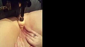 horny housewife plays with her toys and sucks cock 😈