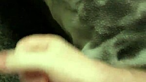 horny subslut wanks daddy's cock with toys