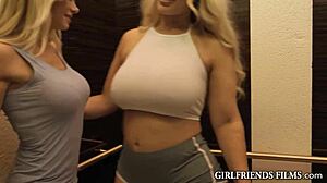 Hot Milf Serene Siren Teaches Curvy Babe Tribbing!