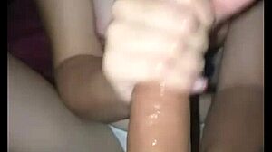 rass gives handjob leading to anal cumshot