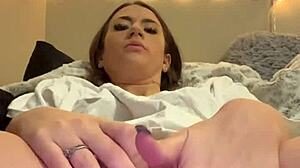 Masturbation video of Kaylin Wrenn tight pussy leaked