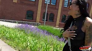 Is this German milf Evi Sky ready for a wild pickup at casting?