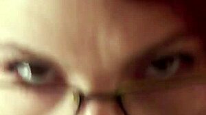 GLASSED-UP KARLA ROSE DROPS TO HER KNEES LOCKING EYES IN POV WHILE SUCKING MY WRAPPED COCK WITH HUNGRY FORCE