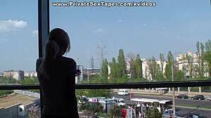 Raunchy Amateur Girlfriend Vid With Blonde Fucked In Toilet