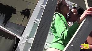 Perfect Brunette with Big Tits Takes Massive Dildo in Wet Tight Pussy