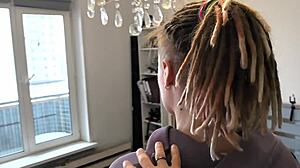 Submissive slut in leather corset gets hard fuck today