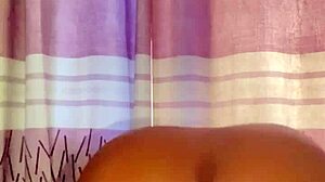 Whore pleasing herself with a dildo in a nice masturbation