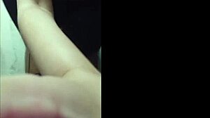 Bold striptease hardens the dick in the office