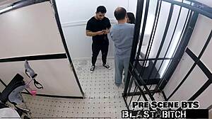 Mia's Pussy Blasted While Brother Watches POV