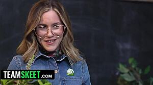 Goth Girl Wednesday Adams And Her Ebony Friend Get Fucked By A Classmate