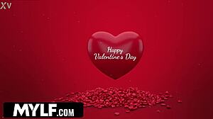 Valentine's day cum shower anna gets drenched by her neighbor and stepson