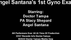 Dr. Tampa Conducts Angel Santana's First Gynecological Examination