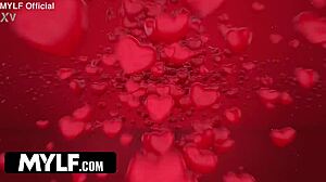 Valentine's day cum shower anna gets drenched by her neighbor and stepson