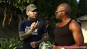 Inked Emo Babe Fucked Interracially