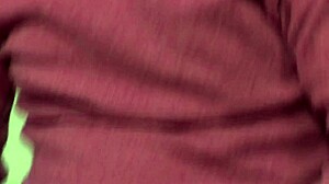 Blonde slut girl teases with her feet