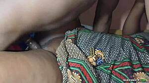 She fucks her boyfriend in the old apartment.