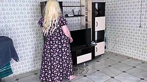 Stepmom ass impaled on dick