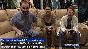 Dr. Tampa Conducts Angel Santana's First Gynecological Examination