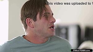 Busty doctor examines and sucks a cock in the hospital