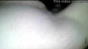 Interracial live fucking: black girl and white guy in group chat!