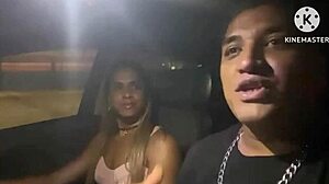 Married woman moans during public street sex live