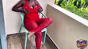 Early Morning Outdoor Boob Tit Fuck Masturbating and Squirting Full Video