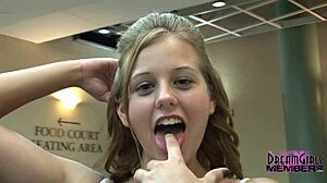 Incredible Public Flashing with Smoking Hot Staci